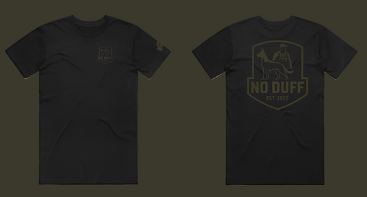 NO DUFF K9 BADGE TSHIRT
